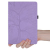 For Xiaomi Redmi Pad Pro 12.1 Tree Life Embossed Rotation Leather Tablet Case(Purple)