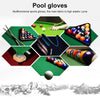 BOODUN M050912 Thin Breathable Men and Women Billiards Three Finger Single Gloves, Size:M(Navy Blue)