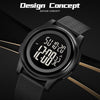 SKMEI 1895 Multifunctional Men Outdoor 50M Waterproof Luminous Digital Wrist Watch(Black)