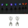 1 Pair Fashion LED Earrings Glowing Light Up Diamond Earring Stud(Colour)