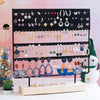 132 Hole Earrings Display Stand Jewelry Stand(Black)