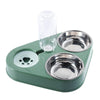 Automatic Pet Water Bowl, 500ml, Large, Mint Green - Cat & Dog