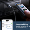 JOYROOM JR-CB7 Car-B Series Car Bluetooth 5.3 Wireless Receiver AUX Adapter Support TF Card(Dark Gray)