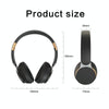 07S Folding Sports Computer Games Wireless Bluetooth V5.0 Headset with Mic (Black)