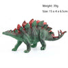 Simulation Animal Dinosaur World Static Toy Models, Style: 6 PCS Stegosaurus