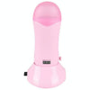 Portable Manual Thermostat Wax Machine Hair Removal Wax Bean Heater, EU Plug(Pink)