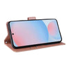 For Samsung Galaxy A56 5G 3-Card Slots Multifunctional Leather Phone Case(Rose Gold)