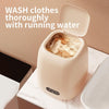 Small Household Portable Underwear Washing Machine, Size: US Plug(Milk Yellow)