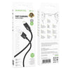 Borofone BX106 2.4A USB-A to 8 Pin Fast Charge Data Cable, Length:1m(Black)