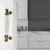 5025_128 Ceramic Crack Closet Cabinet Handle Pitch: 128mm
