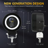 S11 Motorcycle Gourd Eye Lens Spotlight, Style:Blue Light Circle