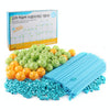 132 in 1 DIY Tent Toy Assembling Play House DIY Children Tent Building Toy( Round-Green)