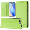 For iPhone 7 Plus / 8 Plus RC01 Dual-Folded Magnetic Suction RFID Leather Phone Case(Grass Green)