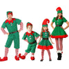 Christmas Green Elf Cosplay Costume Chris Santa Claus Costume Set, Size: 100cm(Female)