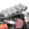Aluminum Intake Turbo Intercooler Pipe Extensor Hose Adapter Car Air Intake Joiner Pipe Connector, Outer Diameter: 63mm