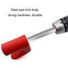 Car Anti-Theft Steering Wheel Retractable Adjustable Code Lock(Black)