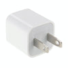 Original US Socket Plug USB Charger(White)
