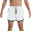 XXXL Three Pants Men Gym Shorts Quick Dry Swimming Trunks(White)