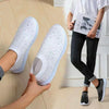 Spring and Autumn Rhinestone Flying Woven Women Sneakers Casual Breathable Shoes, Size: 35(White)