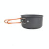 Outdoor Camping Portable Cookware 1-2 People Tableware Combo Set(Green)