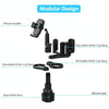 B04 Car Drink Water Cup Mobile Phone Holder(Grey)