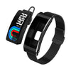 K7 1.14 inch TFT Screen Smart Call Bracelet, BT Call / Heart Rate / Blood Pressure / Blood Oxygen, Strap:Milanese Steel Strap(Black)