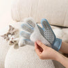 Pet Grooming Gloves - 2-in-1 Hair Remover & Massage Brush