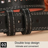 Dandali Ladies Microfiber Bottom Casual Buckle Belt Versatile Jeans Waistband, Length: 105cm(Brown)
