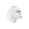 2 PCS XJ01 Power Adapter for iPad 10W 12W Charger & MacBook Series Charger, UK Plug