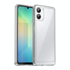 For Samsung Galaxy A06 5G Colorful Series Acrylic Hybrid TPU Phone Case(Transparent)