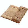 Double Sided Dog Blanket, M, Khaki, Warm & Cosy Pet Mat