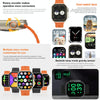 iW9 Ultra 2.04 inch Screen Smart Call Watch, BT Call / Heart Rate / Blood Pressure / Blood Oxygen(Tarnish Black)