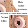 Cork Camera Bag Shoulder Bag Digital Photography Leather Case For FUJIFILM Instax Mini 11