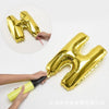 Birthday Party Layout Letter Aluminum Film Balloon Decoration Set(Style Two)
