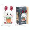 Children Singing Puzzle Luminous Rabbit Early Education Learning Machine(White)