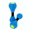 1pair EVA Water Sports Small Dumbbells Ladies Children Home Fitness Equipment Adjustable Dumbbells(Blue Green)