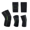 2pcs Nylon Sports Protective Gear Four-Way Stretch Knit Knee Pads, Size: M(Black White)