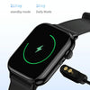 HD15 1.75 inch Silicone Strap IP68 Waterproof Smart Watch, Support Sedentary Reminder / Sleep Monitoring(Black)