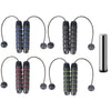 Indoor Ropeless Skipping Fitness Exercise Weight Rope(Black Blue + Weight)