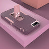 Magnetic Holder Phone Case For iPhone 8 Plus / 7 Plus(Purple Red + Rose Gold)