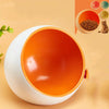 Ceramic Cat Bowl, Small Orange, Capsule Design