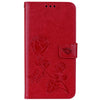 For Xiaomi  Redmi Note 4X Roses Pressed Flowers Pattern Flip Leather Case with Holder & Card Slots & Wallet(Red)
