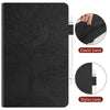 For Samsung Galaxy Tab S9 / S9 FE Life Tree Series Horizontal Flip Leather Tablet Case(Black)
