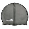 Pure Color Style Elastic Silicone Swimming Cap / Swimming Hat, SC208(Black)