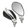 Aluminum Alloy Motorcycle Large-view Rearview Mirror Modification(Blue)