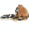 Stainless Steel Slow Feed Dog Bowl 30cm - Anti-Gulping Pet Bowl