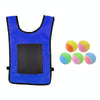 Children Dodgeball Vest For Parent-child Outdoor Games With 5 Balls, Specification: Small (Blue)