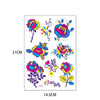 Fluorescent Face Waterproof Environmental Protection Tattoo Stickers Nightclub Bar Flower Arm Stickers(OHB-003)