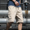 Summer Men Thin and Loose Fitting Casual Beach Shorts, Size:XXXXXXL(9022-Khaki)