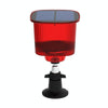 Solar Sound & Light Alarm with Recording (Red)